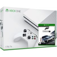 Microsoft Xbox One S 1Tb White + Forza Motorsport 7 (ваучер на скачивание) (русская версия)