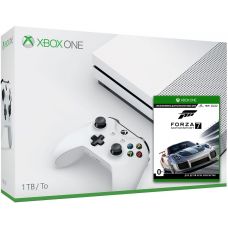 Microsoft Xbox One S 1Tb White + Forza Motorsport 7 (ваучер на скачування) (російська версія)
