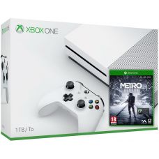 Microsoft Xbox One S 1Tb White + Metro Exodus / Исход (русская версия)