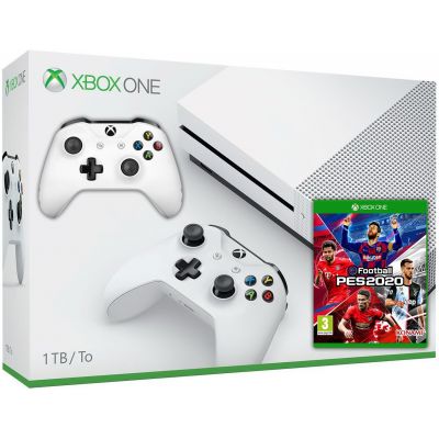 Microsoft Xbox One S 1TB White + Pro Evolution Soccer 2020 (eFootball) (російська версія) + дод. Wireless Controller with Bluetooth (White)