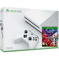 Microsoft Xbox One S 1Tb White + Pro Evolution Soccer 2020 (eFootball) (русская версия)