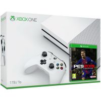 Microsoft Xbox One S 1Tb White + PES 2019 (русская версия)