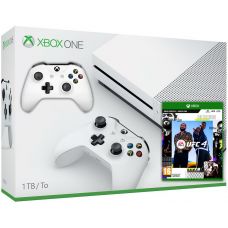 Microsoft Xbox One S 1Tb White + UFC 4 (русская версия) + доп. Wireless Controller with Bluetooth (White)
