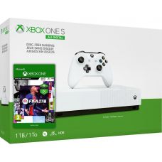 Microsoft Xbox One S 1Tb White All-Digital Edition + FIFA 21 (русская версия)