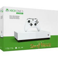 Microsoft Xbox One S 1Tb White All-Digital Edition + Sea of Thieves (ваучер на скачивание) (русская версия)