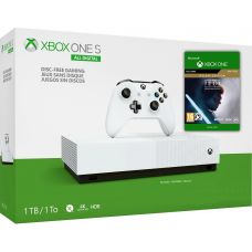 Microsoft Xbox One S 1TB White All-Digital Edition + Star Wars Jedi: Fallen Order Deluxe Edition (ваучер на скачування) (російська версія)