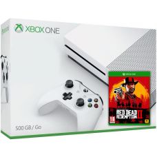 Microsoft Xbox One S 500Gb White + Red Dead Redemption 2 (російські субтитри)