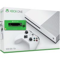 Microsoft Xbox One S 500Gb White + Adapter Kinect + Kinect