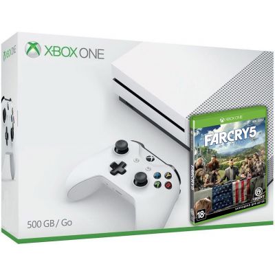 Microsoft Xbox One S 500Gb White + Far Cry 5 (русская версия)