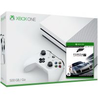 Microsoft Xbox One S 500Gb White + Forza Motorsport 7 (ваучер на скачивание) (русская версия)