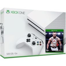 Microsoft Xbox One S 500Gb White + UFC 3 (русская версия)