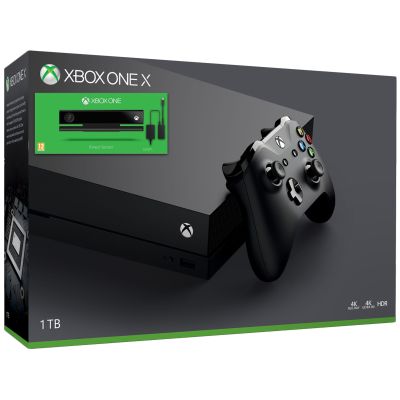 Microsoft Xbox One X 1Tb + Adapter Kinect + Kinect