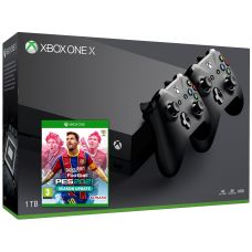 Microsoft Xbox One X 1Tb + eFootball Pro Evolution Soccer 2021 (російська версія) + дод. Wireless Controller with Bluetooth (Black)