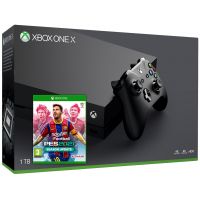 Microsoft Xbox One X 1Tb + eFootball Pro Evolution Soccer 2021 (русская версия)
