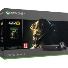 Microsoft Xbox One X 1Tb + Fallout 76 (ваучер на скачування) (російська версія)