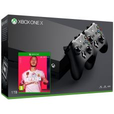 Microsoft Xbox One X 1Tb + FIFA 20 (русская версия) + доп. Wireless Controller with Bluetooth (Black)