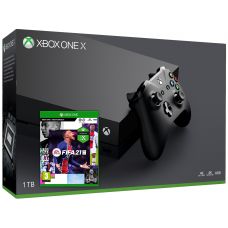 Microsoft Xbox One X 1Tb + FIFA 21 (русская версия)