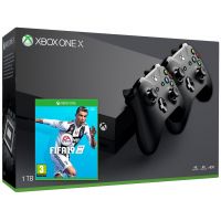 Microsoft Xbox One X 1Tb + FIFA 19 (русская версия) + доп. Wireless Controller with Bluetooth (Black)