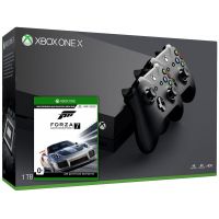 Microsoft Xbox One X 1Tb + Forza Motorsport 7 (ваучер на скачивание) (русская версия) + доп. Wireless Controller with Bluetooth (Black)