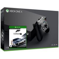 Microsoft Xbox One X 1Tb + Forza Motorsport 7 (ваучер на скачивание) (русская версия)