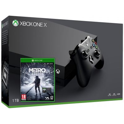 Microsoft Xbox One X 1Tb + Metro Exodus / Исход (русская версия)
