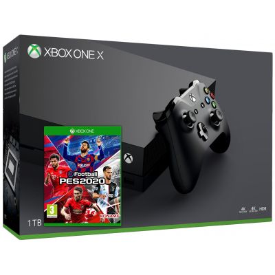 Microsoft Xbox One X 1Tb + Pro Evolution Soccer 2020 (eFootball) (русская версия)