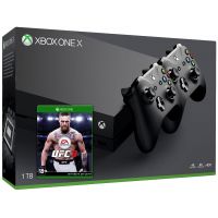 Microsoft Xbox One X 1Tb + UFC 3 (русская версия) + доп. Wireless Controller with Bluetooth (Black)