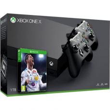 Microsoft Xbox One X 1Tb + FIFA 18 (русская версия) + доп. Wireless Controller with Bluetooth (Black)