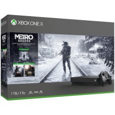 Microsoft Xbox One X 1Tb + Metro Exodus / Исход (ваучер на скачивание) (русская версия) + Metro 2033 Redux (ваучер на скачивание) (русская версия) + Metro: Last Light Redux (ваучер на скачивание) (русская версия) 