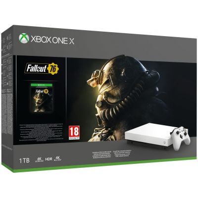 Microsoft Xbox One X 1Tb Robot White Special Edition + Fallout 76 (русская версия)