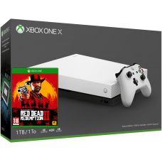 Microsoft Xbox One X 1Tb Robot White Special Edition + Red Dead Redemption 2 (русские субтитры)