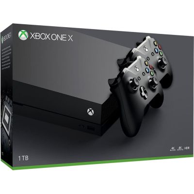 Microsoft Xbox One X 1Tb + доп. Wireless Controller with Bluetooth (Black)