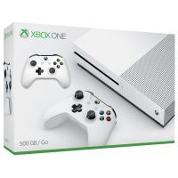 Microsoft Xbox One S 500Gb White + доп. Wireless Controller with Bluetooth (White) + Игра на выбор в подарок!