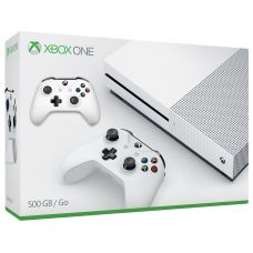 Microsoft Xbox One S 500Gb White + доп. Wireless Controller with Bluetooth (White) + Игра на выбор в подарок!
