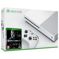 Microsoft Xbox One S 500Gb White + Mortal Kombat XL (русская версия)