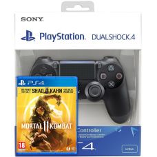Mortal Kombat 11 (русская версия) (PS4) + Sony DualShock 4 Version 2 (black)