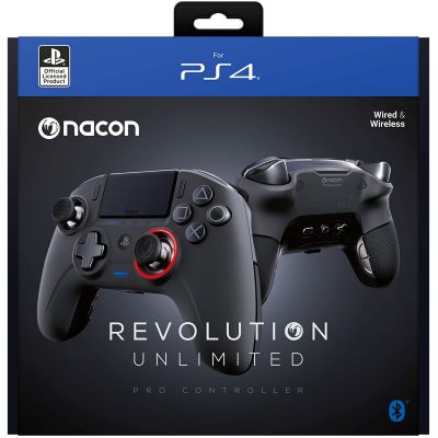 Nacon Revolution Unlimited Pro Controller Wired & Wireless PS4 (Black)
