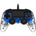 Nacon Wired Compact Controller PS4 (Crystal Blue) фото  - 0
