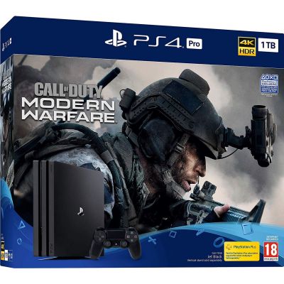 Sony Playstation 4 PRO 1Tb + Call of Duty: Modern Warfare (русская версия)