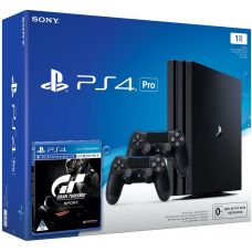 Sony Playstation 4 PRO 1Tb + Gran Turismo Sport. Day One Edition (російська версія) + DualShock 4 (Version 2) (black)