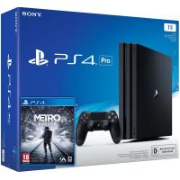 Sony Playstation 4 PRO 1Tb + Metro Exodus / Исход (русская версия)