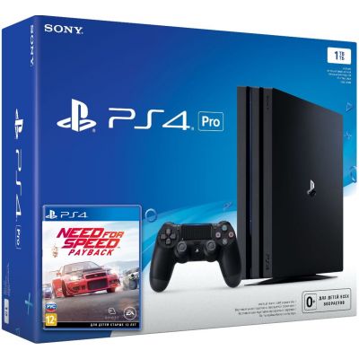 Sony Playstation 4 PRO 1Tb + Need for Speed Payback (русская версия)