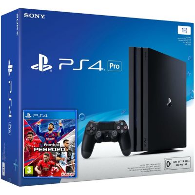 Sony Playstation 4 PRO 1Tb + Pro Evolution Soccer 2020 (eFootball) (російська версія)