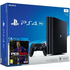 Sony Playstation 4 PRO 1Tb + Pro Evolution Soccer 2019 (русская версия)