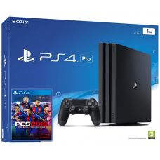 Sony Playstation 4 PRO 1Tb + PES 2018 (русская версия)