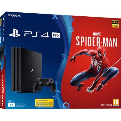 Sony Playstation 4 PRO 1Tb + Spider-Man (русская версия)
