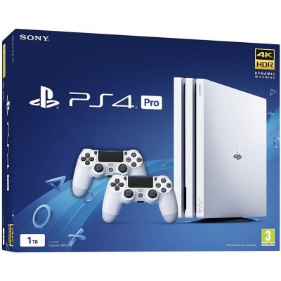 Sony Playstation 4 PRO 1Tb White + DualShock 4 (Version 2) (white)