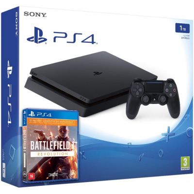 Sony Playstation 4 Slim 1Tb + Battlefield 1. Революция (русская версия)