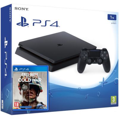 Sony Playstation 4 Slim 1Tb + Call of Duty: Black Ops Cold War (русская версия)