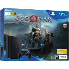 Sony Playstation 4 Slim 1Tb + God of War 4 (русская версия)